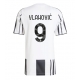 Juventus Dusan Vlahovic #9 Hemma matchtröja 2025-26 Kortärmad Billigt Juventus Dusan Vlahovic #9 Hemma matchtröja 2025-26 Kortärmad Billigt
